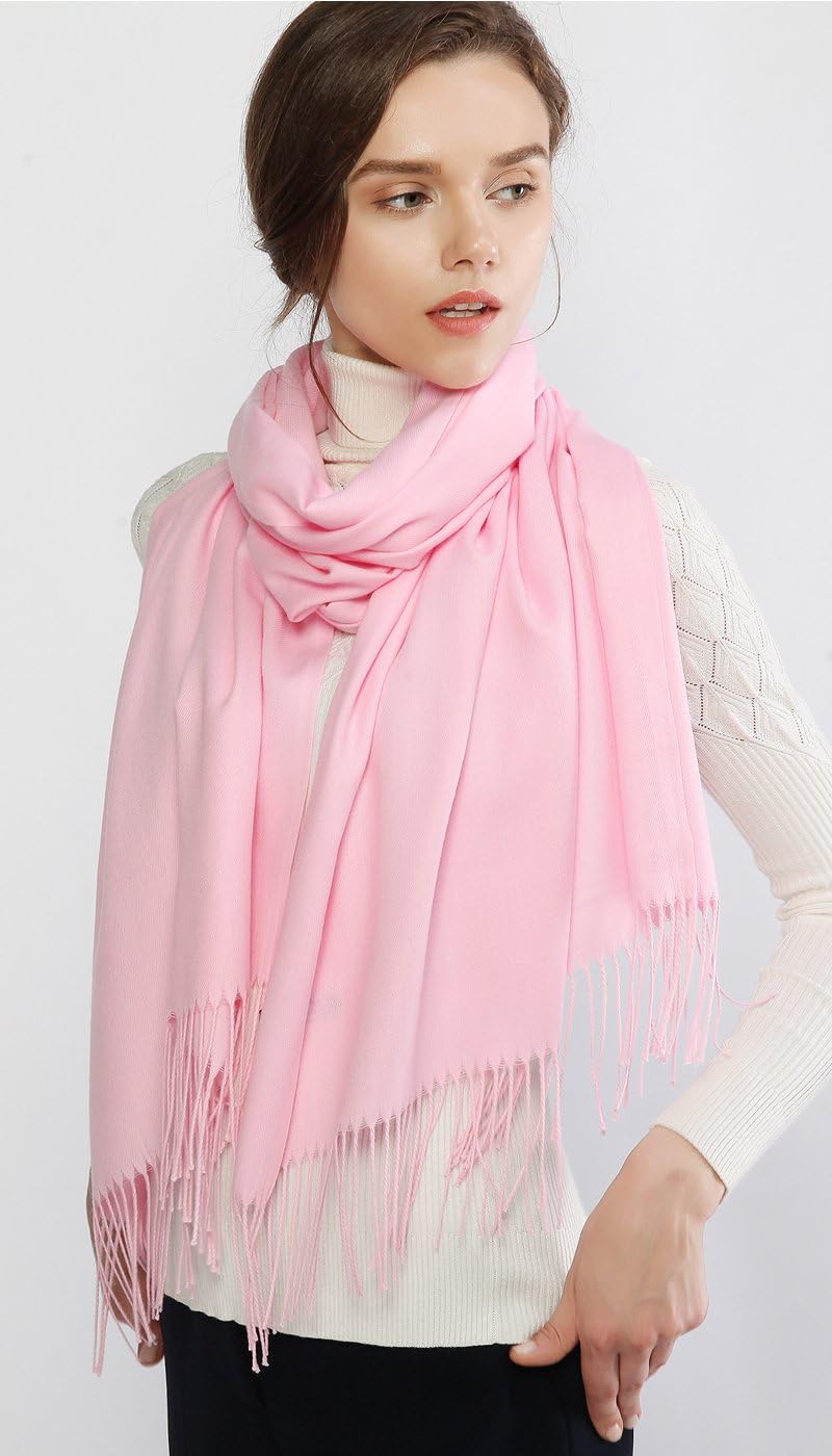 Women's Fringe Shawl Wrap Pashmina Scarf for Wedding Evening