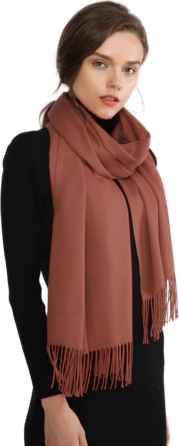 Women's Fringe Shawl Wrap Pashmina Scarf for Wedding Evening