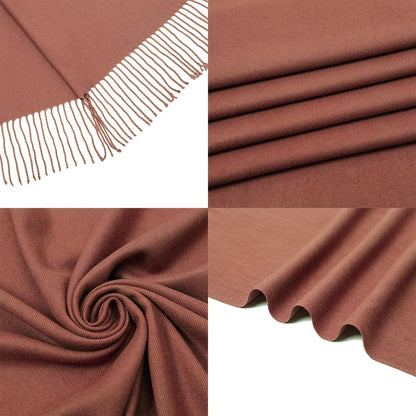 Women's Fringe Shawl Wrap Pashmina Scarf for Wedding Evening
