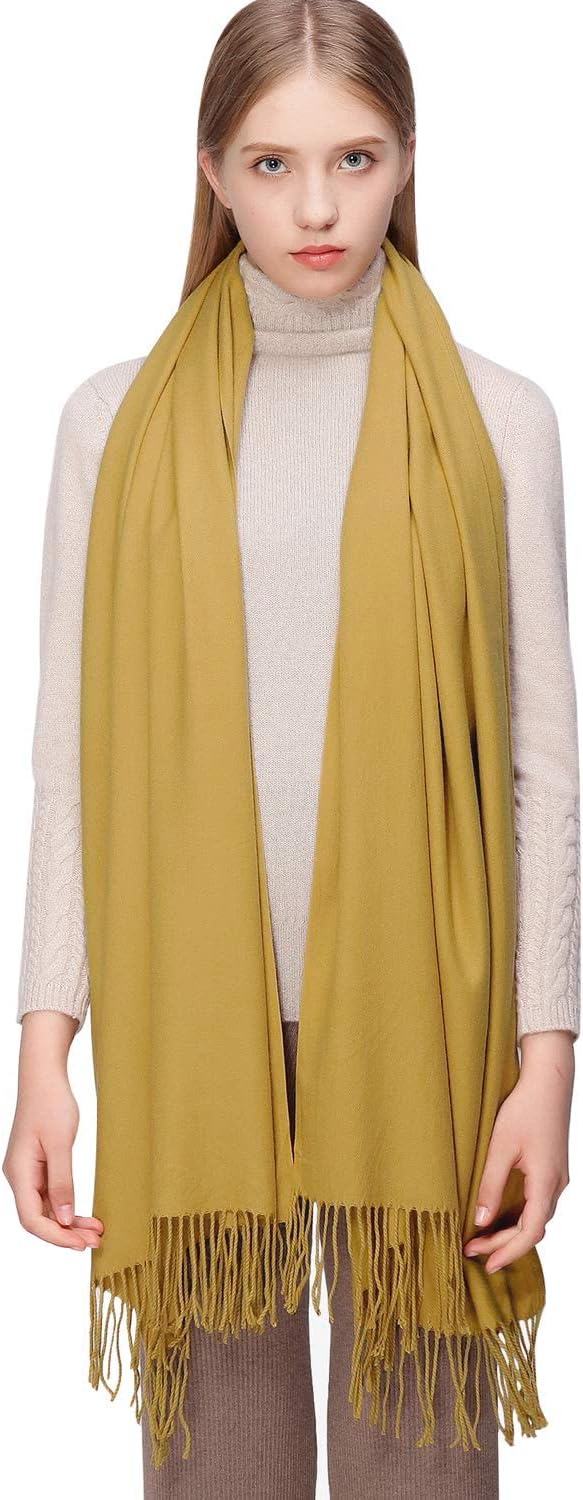 Women's Fringe Shawl Wrap Pashmina Scarf for Wedding Evening