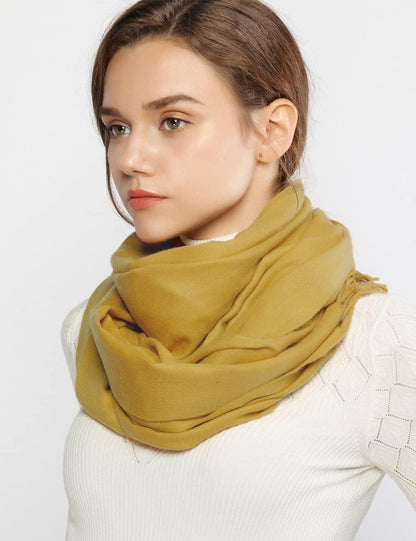 Women's Fringe Shawl Wrap Pashmina Scarf for Wedding Evening