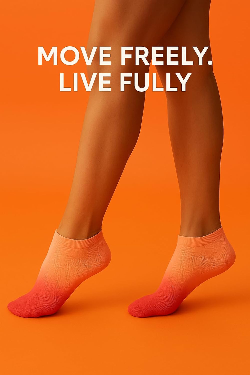 Women's Ombré Pilates Grip Socks, Non-Slip Yoga & Barre Socks