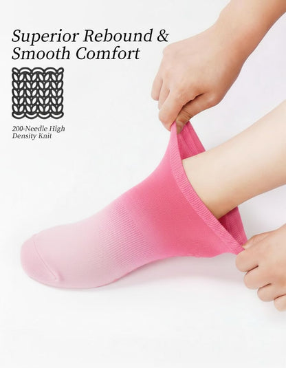 Women's Ombré Pilates Grip Socks, Non-Slip Yoga & Barre Socks