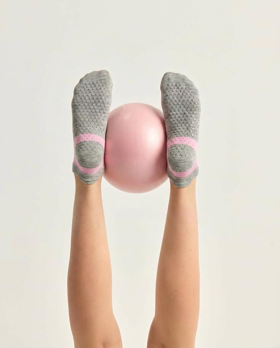 Women's Ombré Pilates Grip Socks, Non-Slip Yoga & Barre Socks