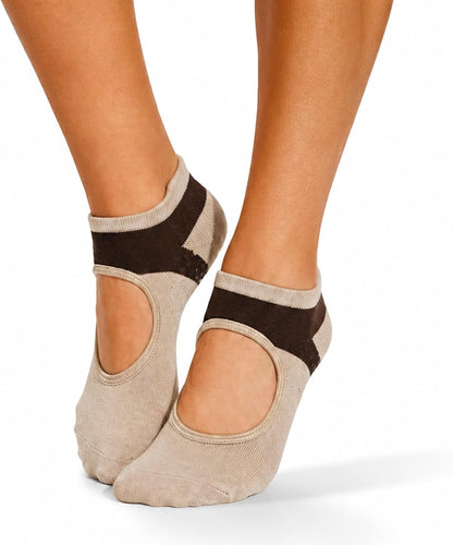 Women's Ombré Pilates Grip Socks, Non-Slip Yoga & Barre Socks