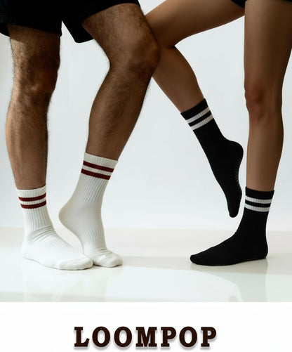 Women's Ombré Pilates Grip Socks, Non-Slip Yoga & Barre Socks