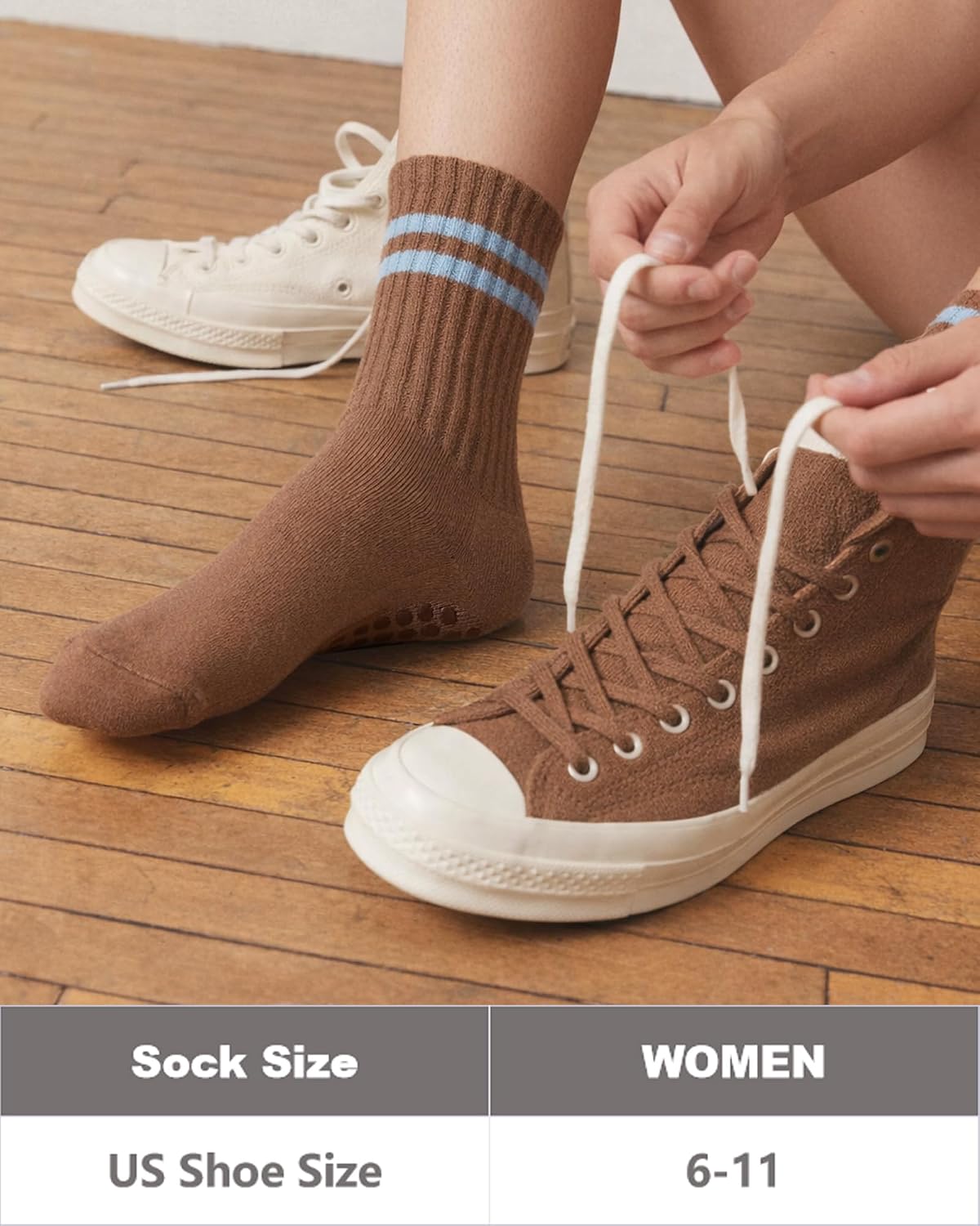 Women's Ombré Pilates Grip Socks, Non-Slip Yoga & Barre Socks