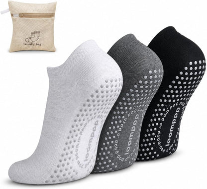 Women's Ombré Pilates Grip Socks, Non-Slip Yoga & Barre Socks