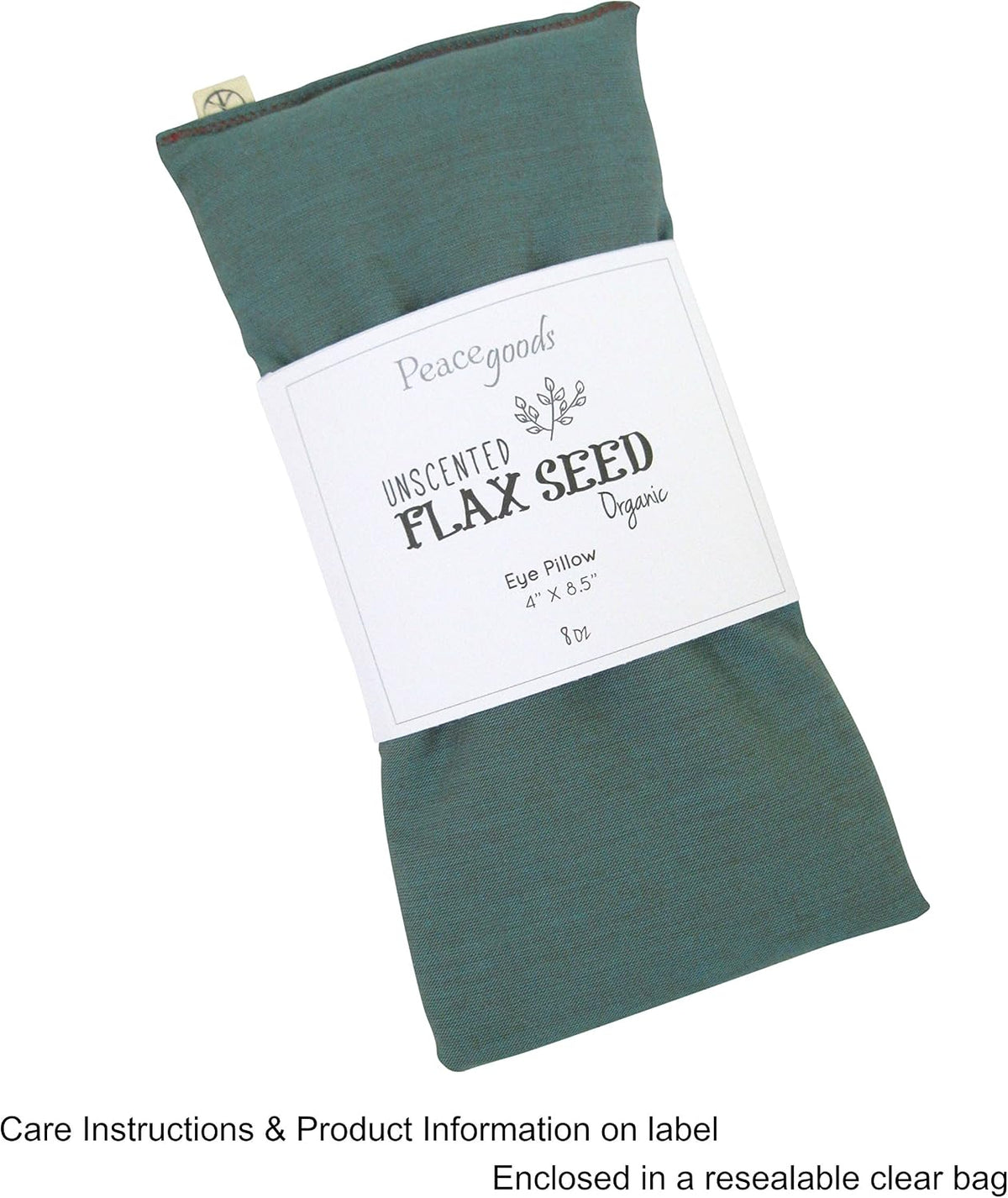 Unscented Eye Pillows (Sampler Pack of 5) - Soft Cotton Gauze Flannel - Filled with Flax Seed Weighted for Yoga Meditation Headache Relief Sleep Massage Bulk - Blue Teal