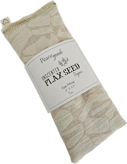 Unscented Eye Pillows (Sampler Pack of 5) - Soft Cotton Gauze Flannel - Filled with Flax Seed Weighted for Yoga Meditation Headache Relief Sleep Massage Bulk - Blue Teal