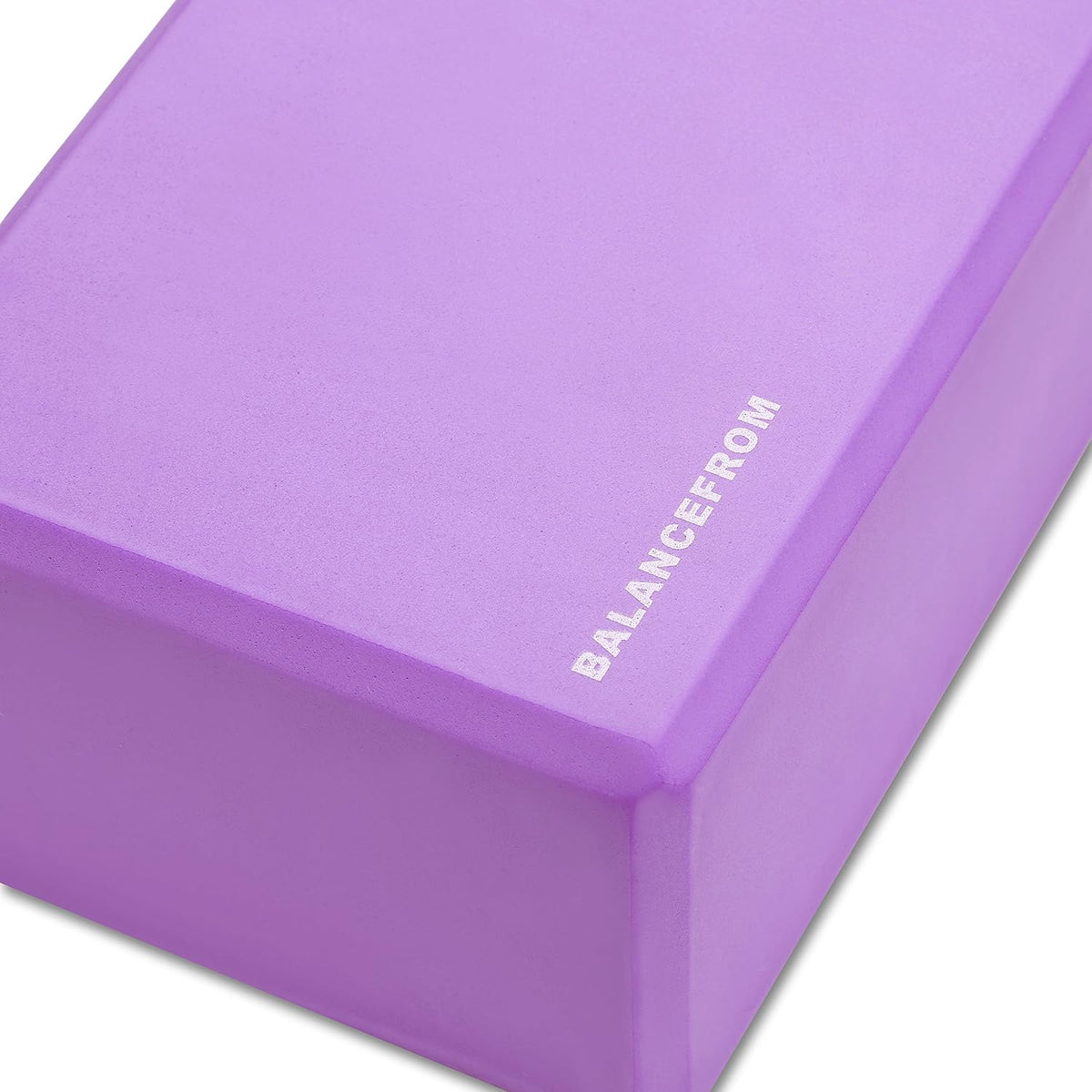 Set of 2 High Density Yoga Blocks, 9"x6"x4" Each