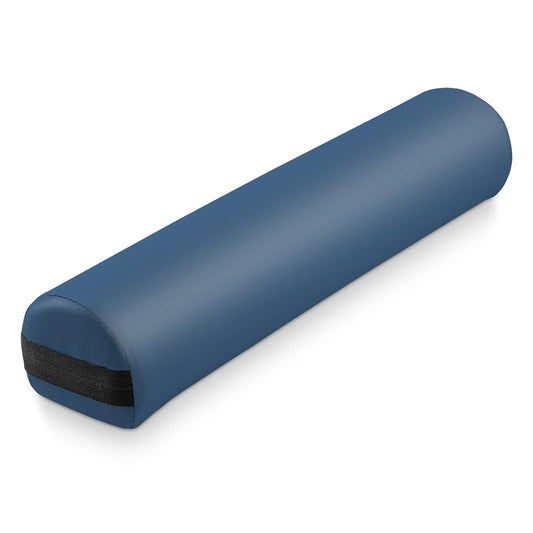 3/4 Round Massage Table Bolster Under-Knee Pillow Pad - 26 x 6 x 4-1/2 Inch - Blue