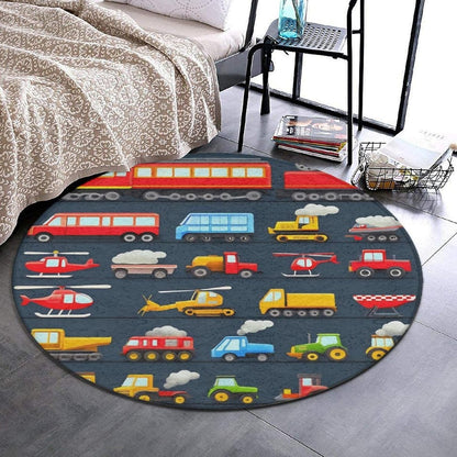 Large Home Decor Mat, Soft Round Yoga Carpet, Non Slip Machine Washable Home Office Circle Rug Gothic Witchy Sun Moon Mushroom Moth