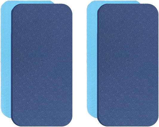 2 Pack Yoga Knee Pads Plank Elbow Pad Plank Board Elbow Cushion Cover Foam 8mm Non-Slip Balance Pad Ab Exercise Wheels Knee Pad for Balance Board Ab Roller Wheel Abdominal Wheel Exercise Workout