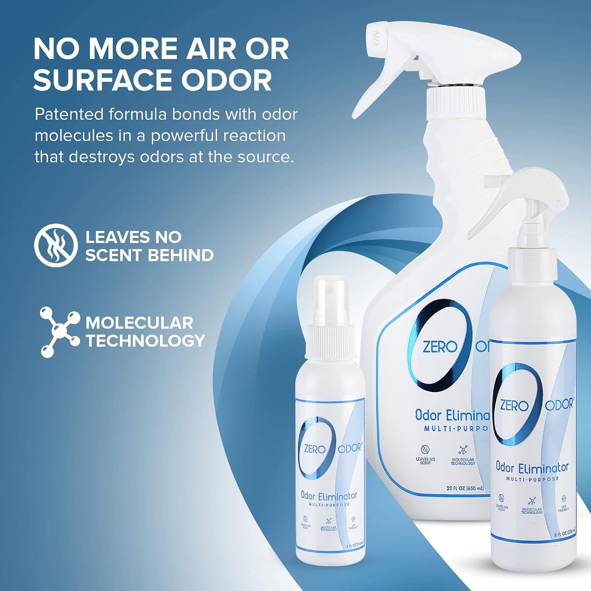 Multi-Purpose Odor Eliminator, Car & Room Air Freshener, 8 oz