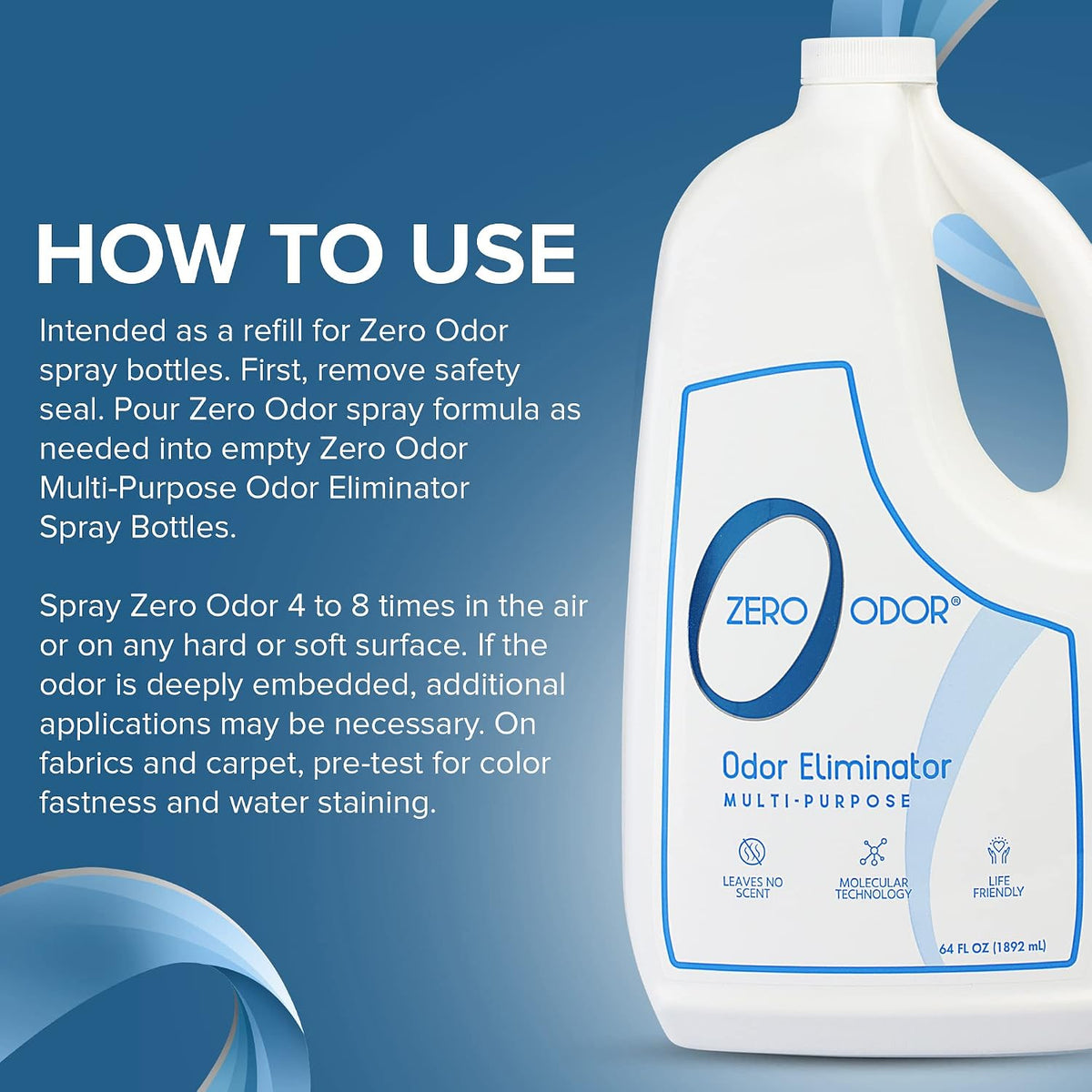 Multi-Purpose Odor Eliminator, Car & Room Air Freshener, 8 oz