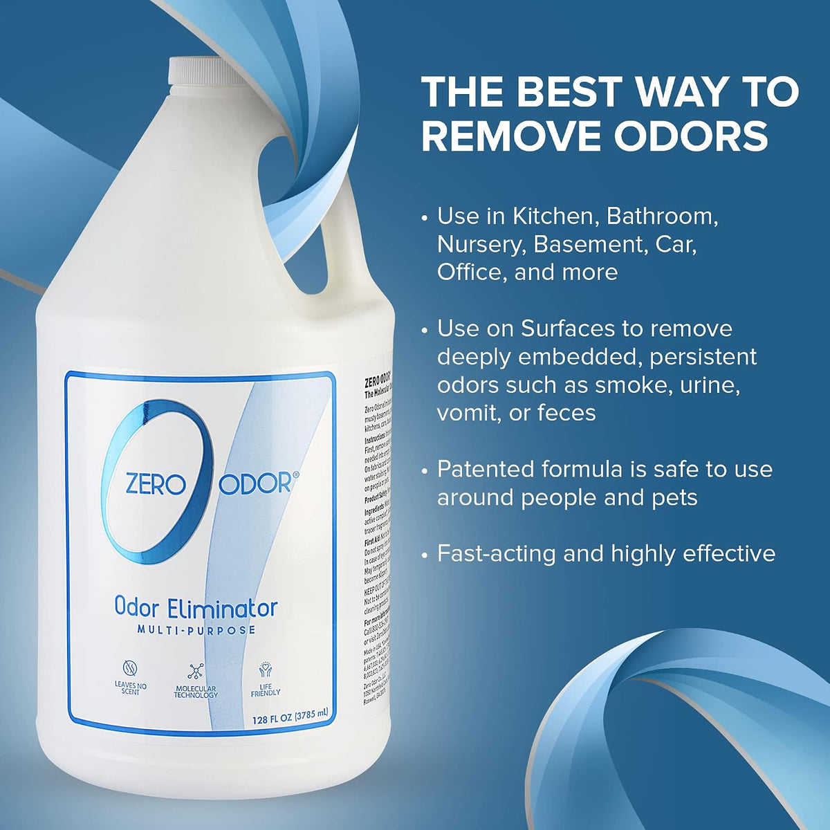 Multi-Purpose Odor Eliminator, Car & Room Air Freshener, 8 oz