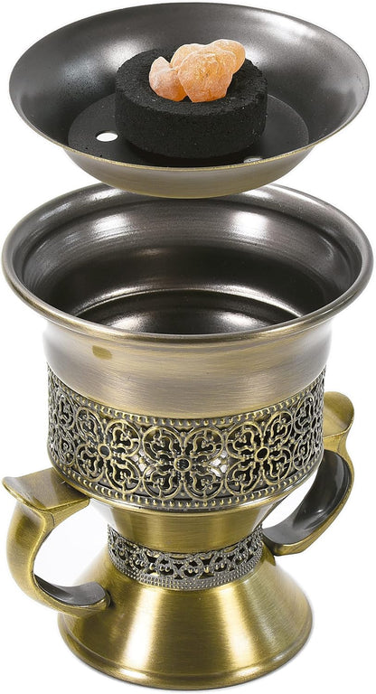 Electric Incense Heater with Adjustable Timer, Bakhoor Burner Electric, Bukhoor Burners for Frankincense Resin Oud Power, Charcoal Free No Open Flame Safer Black