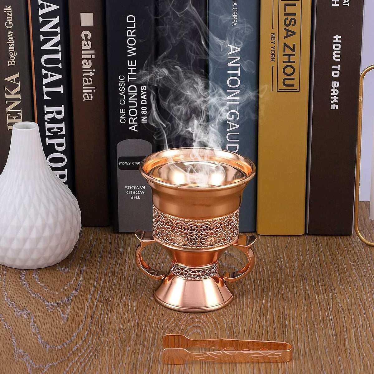Electric Incense Heater with Adjustable Timer, Bakhoor Burner Electric, Bukhoor Burners for Frankincense Resin Oud Power, Charcoal Free No Open Flame Safer Black