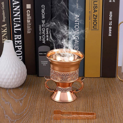 Electric Incense Heater with Adjustable Timer, Bakhoor Burner Electric, Bukhoor Burners for Frankincense Resin Oud Power, Charcoal Free No Open Flame Safer Black