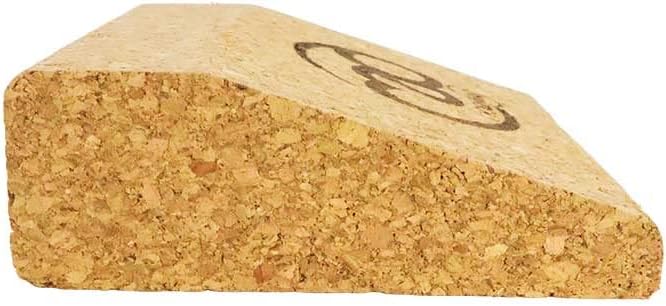 Mini Pair of Cork Wedges, Pack of 2 Pocket Size Wedge Blocks, Eco Friendly Natural Material for Beginners and Professionals in Yoga