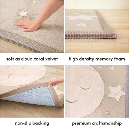 CloudSoft Mat for Floor 60" x 80" Beige