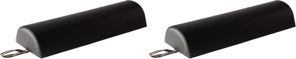 6" Half Round Bolster - Black