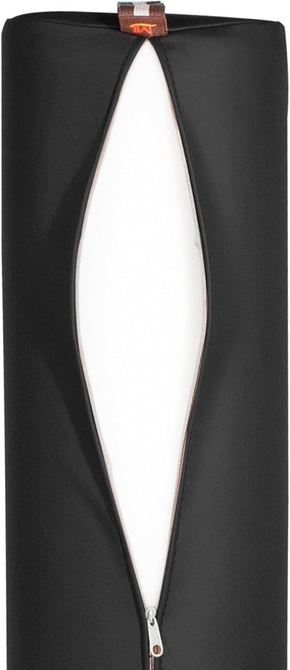 6" Half Round Bolster - Black