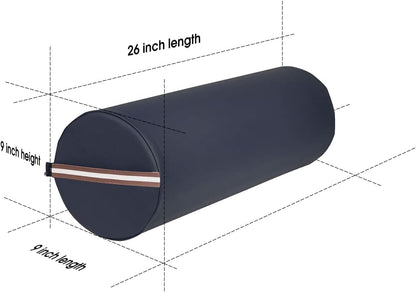 6" Half Round Bolster - Black