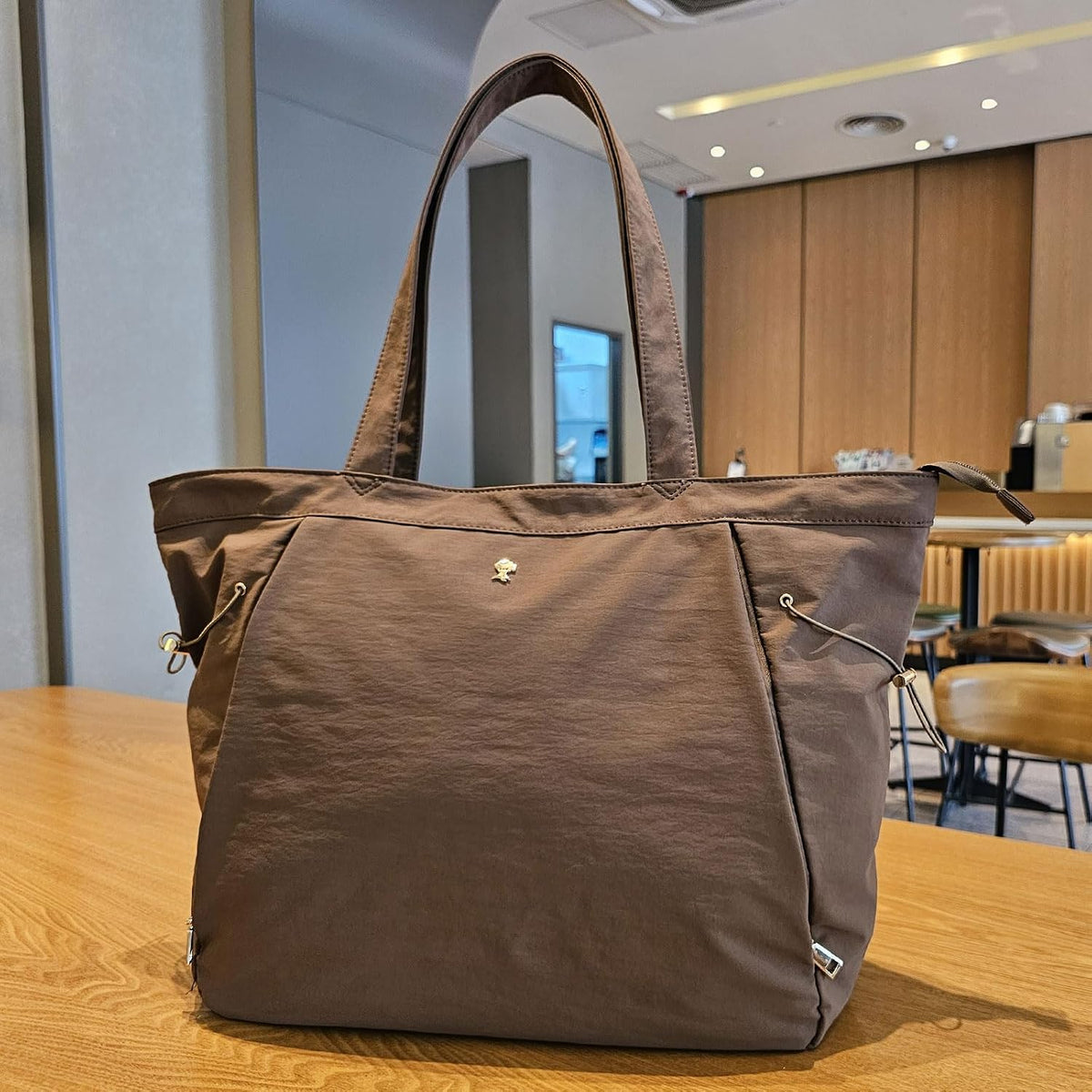 Yoga Tote Bag for Women Shoulder Bags Drawstring for Office Workout Travel Carryall Pilates Gym and Beach