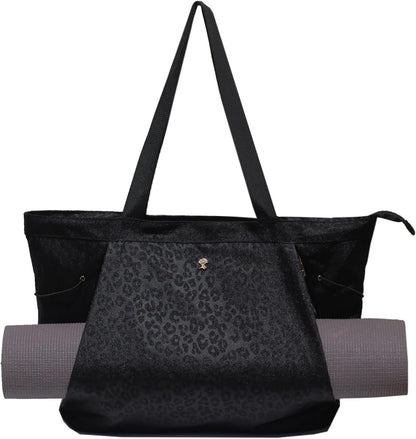 Yoga Tote Bag for Women Shoulder Bags Drawstring for Office Workout Travel Carryall Pilates Gym and Beach