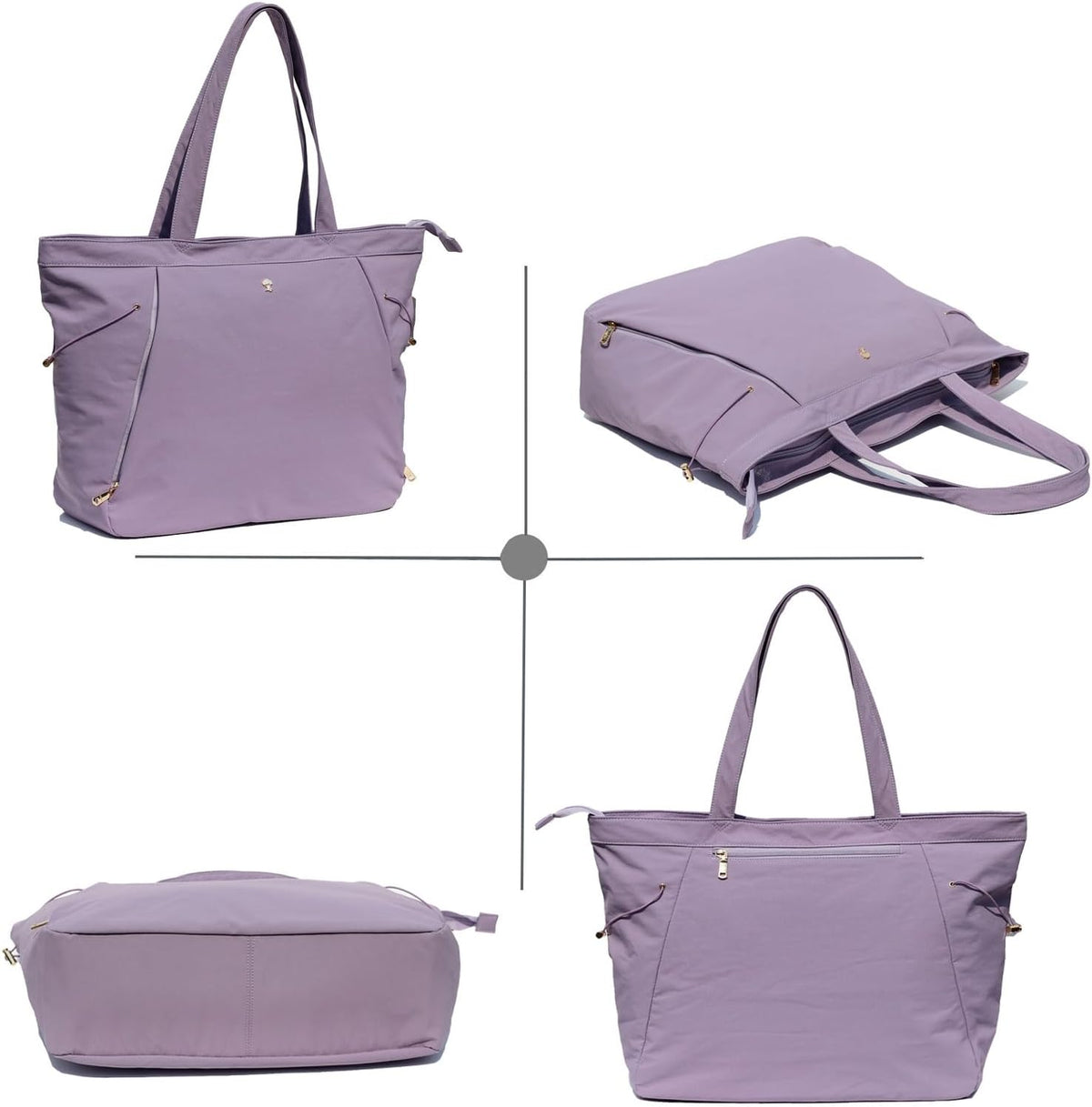 Yoga Tote Bag for Women Shoulder Bags Drawstring for Office Workout Travel Carryall Pilates Gym and Beach