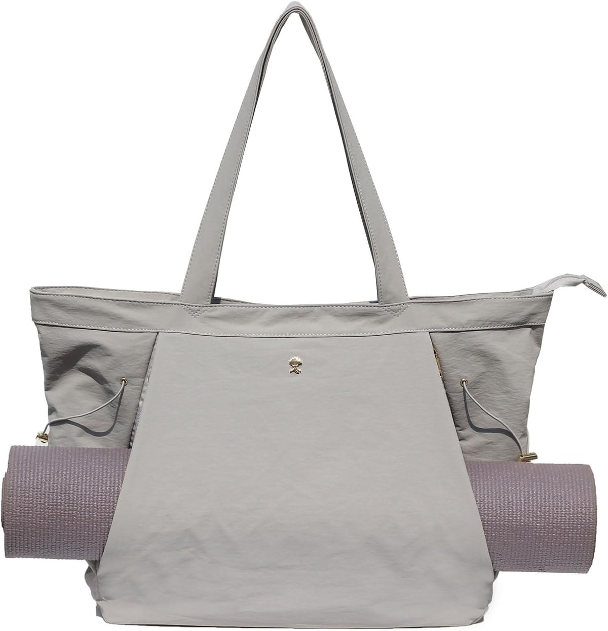 Yoga Tote Bag for Women Shoulder Bags Drawstring for Office Workout Travel Carryall Pilates Gym and Beach