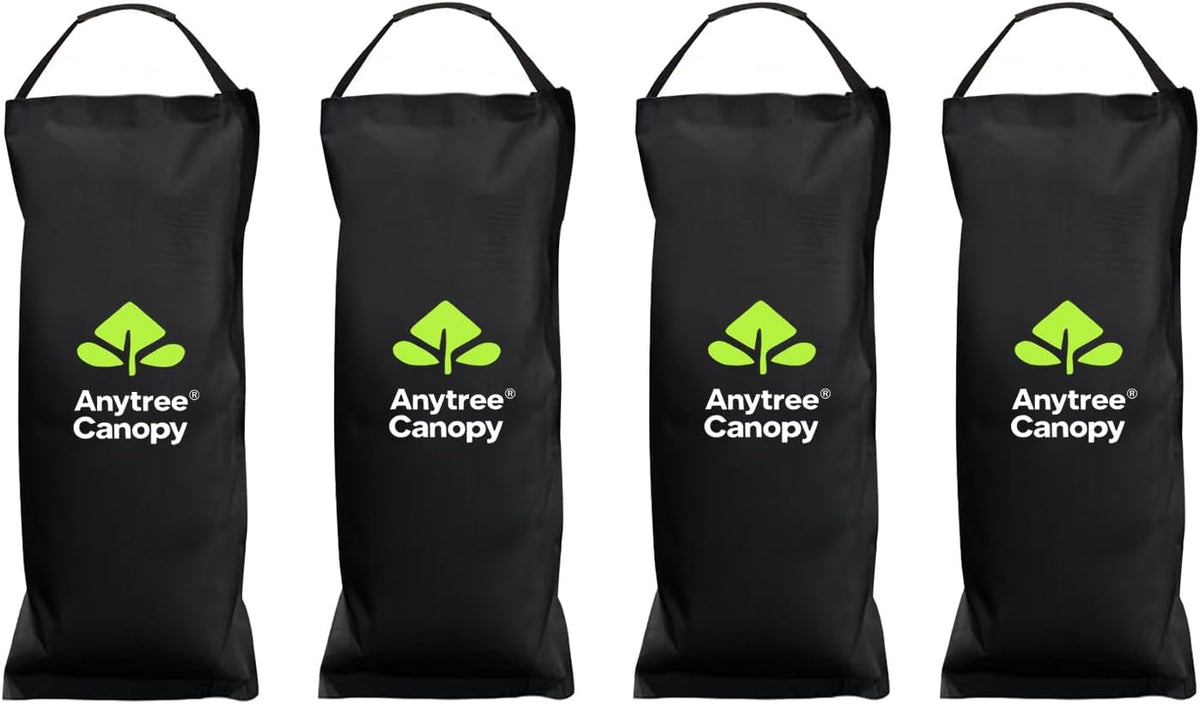Sand Bags Canopy Weights for Canopy Legs(Without Sand),88LB, 4-Pack, Sand Bags for Gazebo Legs, Pop UP Canopy Tent Weights