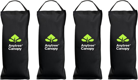 Sand Bags Canopy Weights for Canopy Legs(Without Sand),88LB, 4-Pack, Sand Bags for Gazebo Legs, Pop UP Canopy Tent Weights