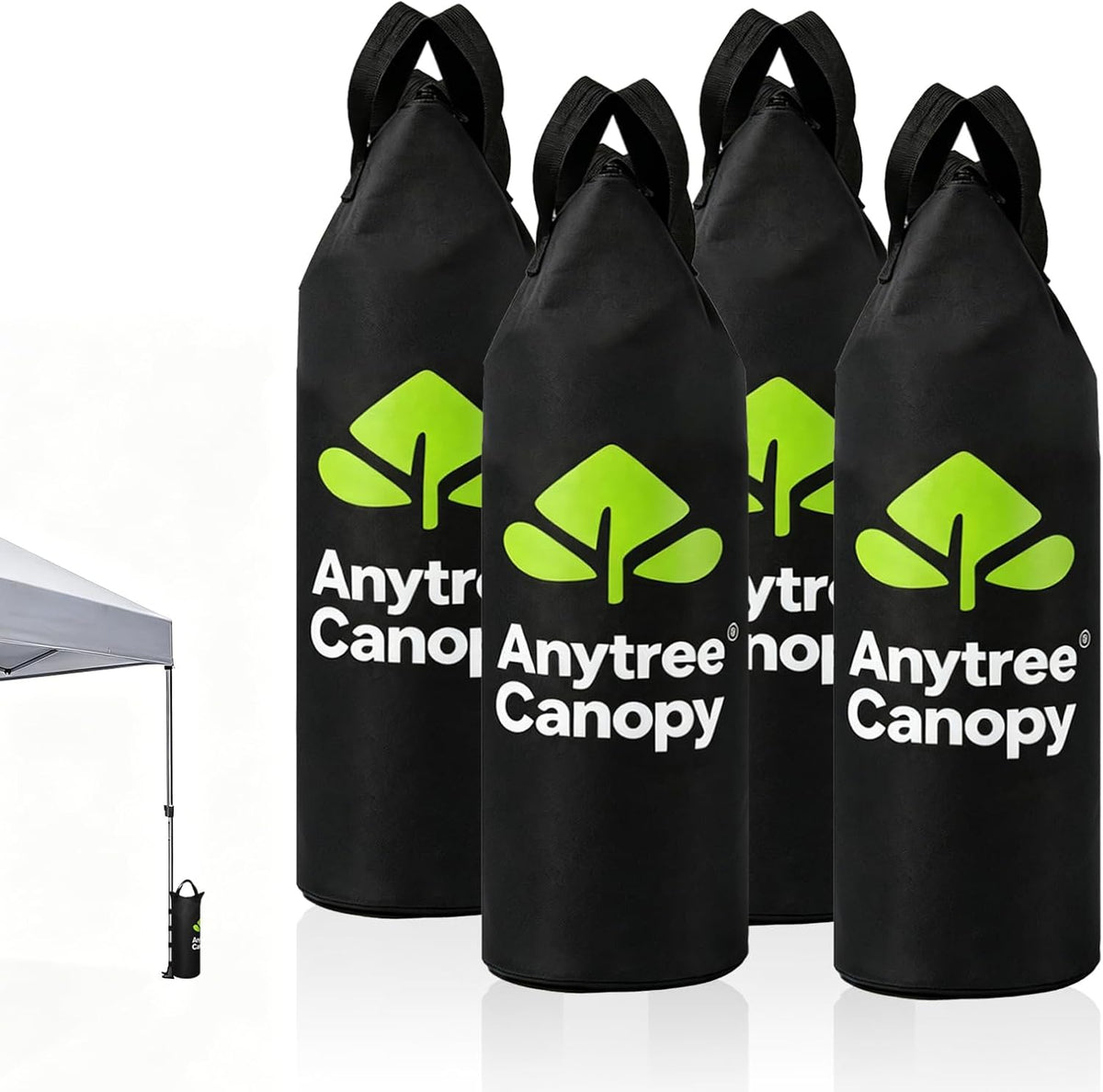 Sand Bags Canopy Weights for Canopy Legs(Without Sand),88LB, 4-Pack, Sand Bags for Gazebo Legs, Pop UP Canopy Tent Weights