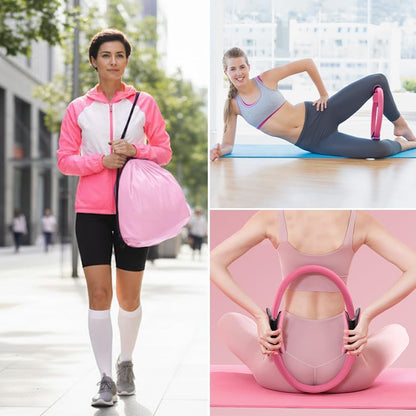 At Home Pilates Kit for Women, Home Workout Pilates Equipment Set with Pilates Ring, Ball, Resistance Band, Resistance Bands, Yoga Strap, Bag, Pilates Essentials Kit for Starter, Beginners