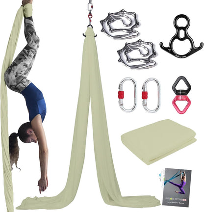 Aerial Silks Kit, SGS&CE Certified, 9/15/20Yards