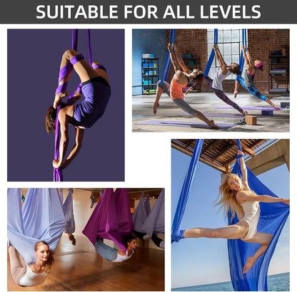 Aerial Silks Kit, SGS&CE Certified, 9/15/20Yards