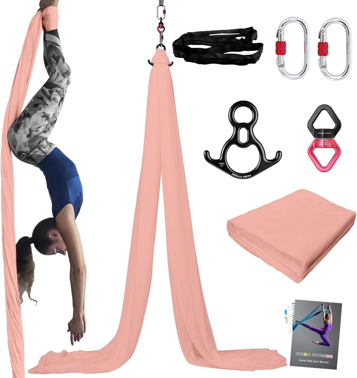 Aerial Silks Kit, SGS&CE Certified, 9/15/20Yards