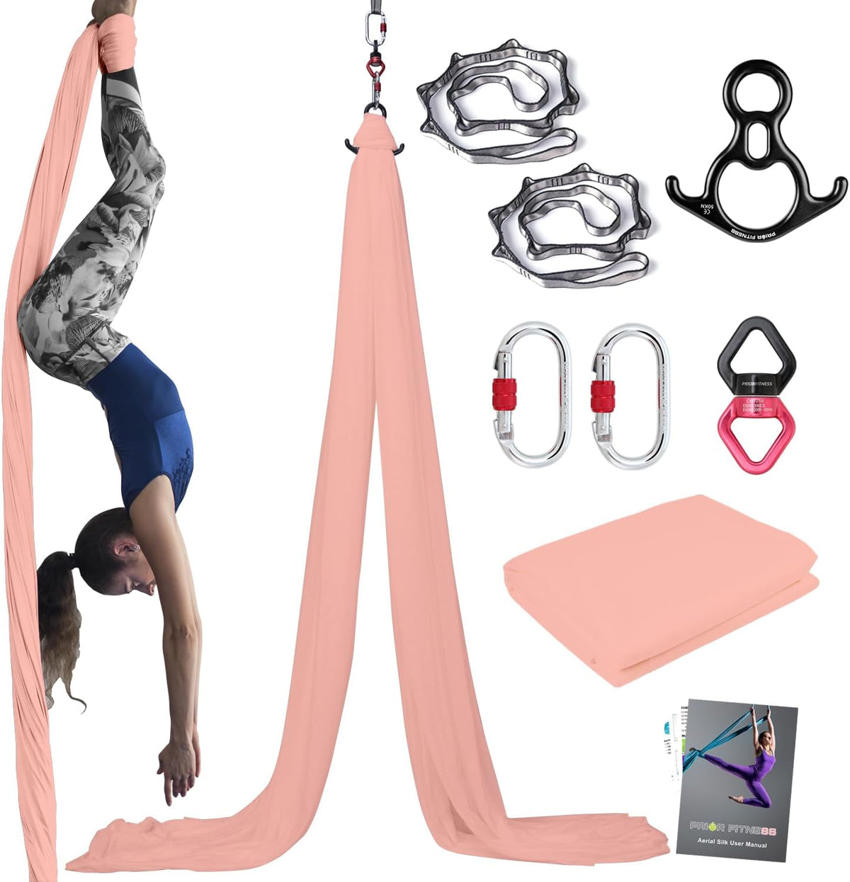 Aerial Silks Kit, SGS&CE Certified, 9/15/20Yards