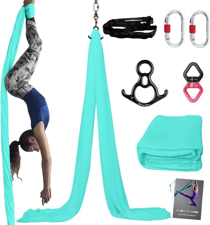 Aerial Silks Kit, SGS&CE Certified, 9/15/20Yards