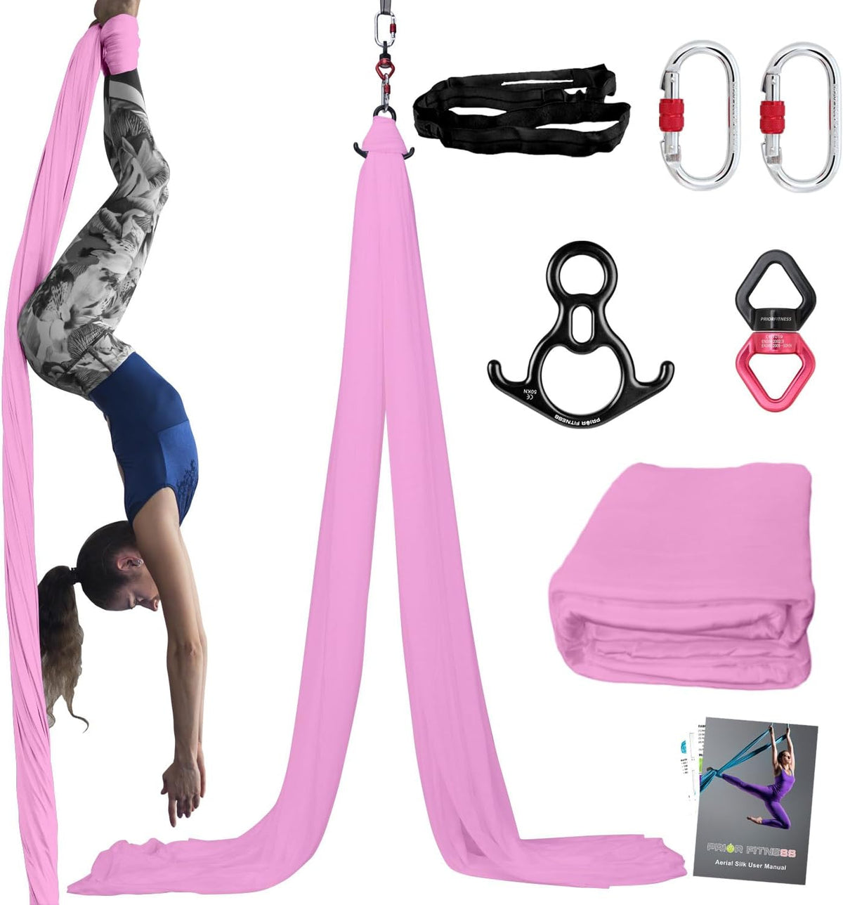 Aerial Silks Kit, SGS&CE Certified, 9/15/20Yards