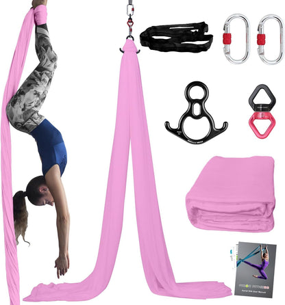 Aerial Silks Kit, SGS&CE Certified, 9/15/20Yards