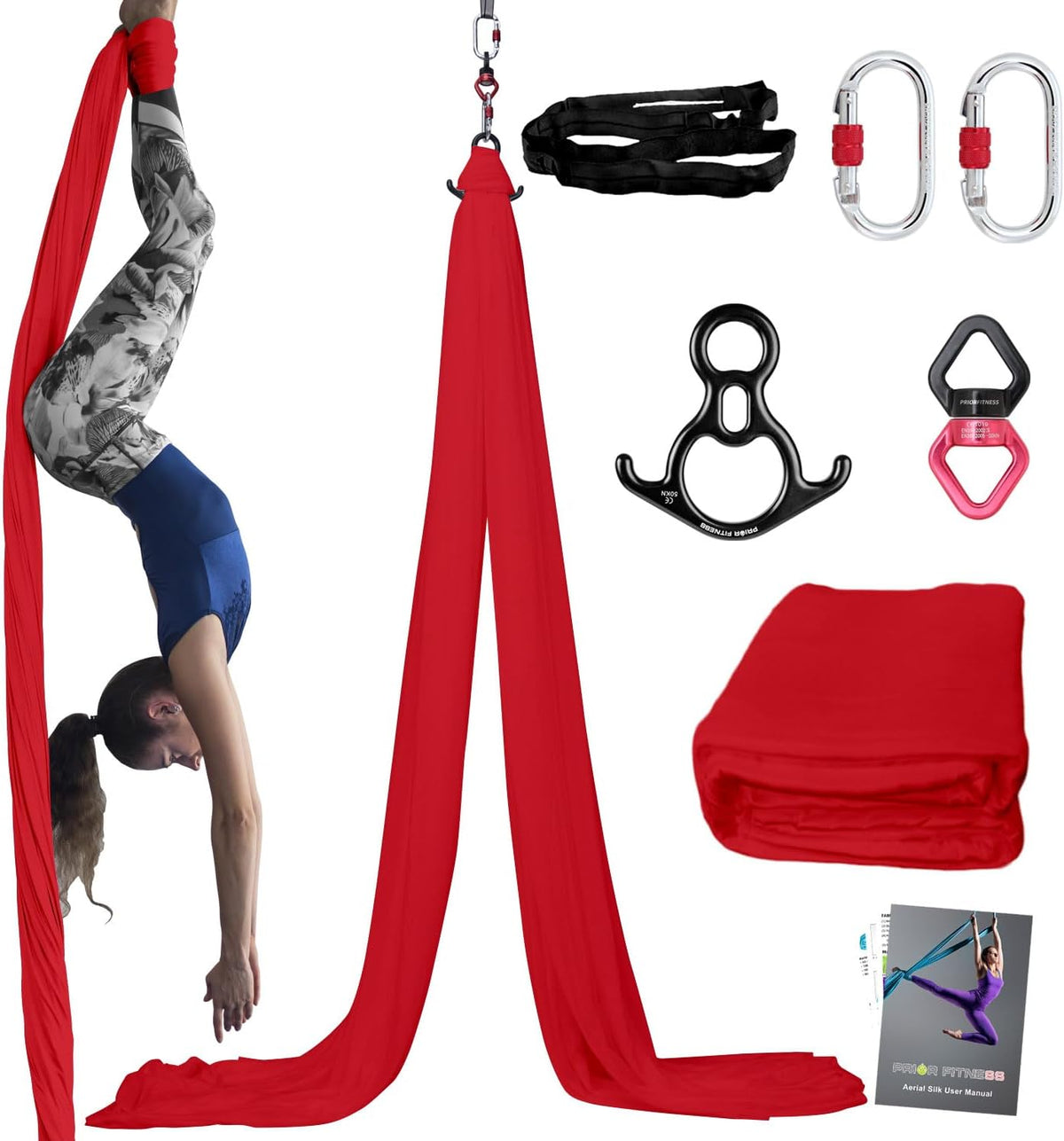 Aerial Silks Kit, SGS&CE Certified, 9/15/20Yards