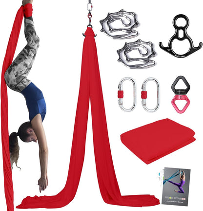 Aerial Silks Kit, SGS&CE Certified, 9/15/20Yards