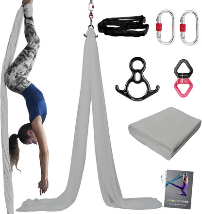 Aerial Silks Kit, SGS&CE Certified, 9/15/20Yards