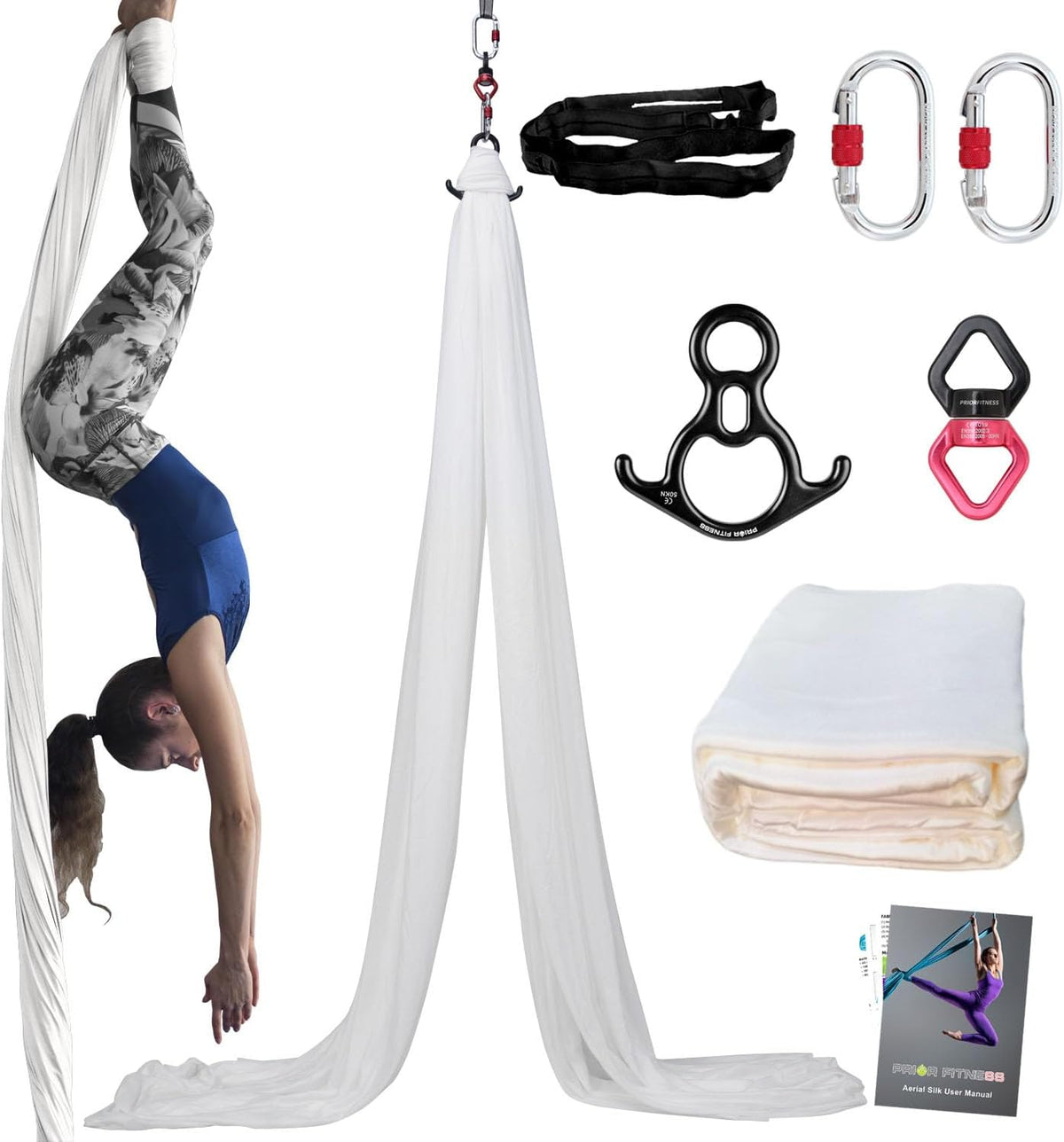 Aerial Silks Kit, SGS&CE Certified, 9/15/20Yards