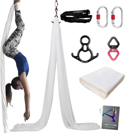 Aerial Silks Kit, SGS&CE Certified, 9/15/20Yards