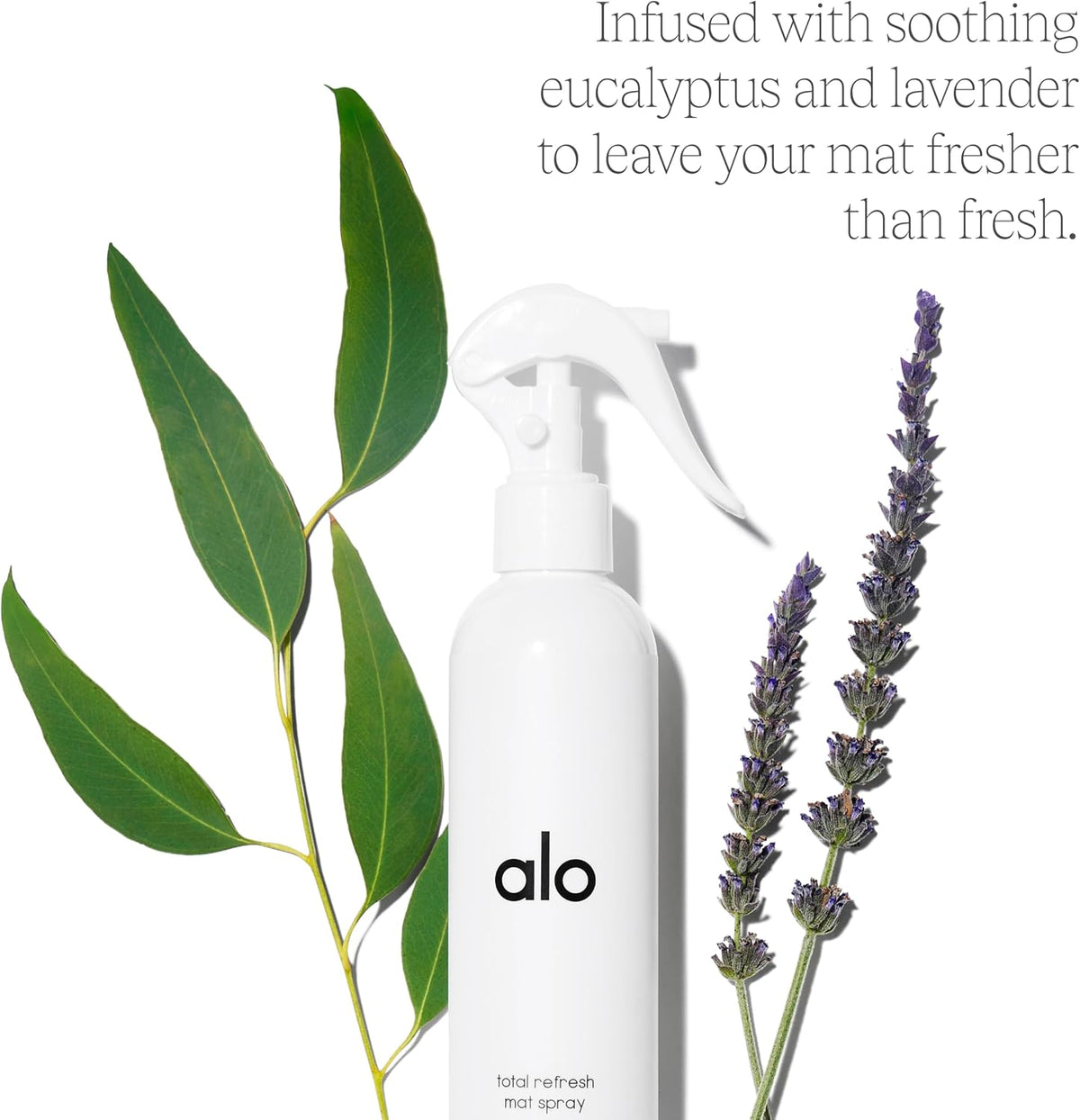 Total Refresh Yoga Mat Cleaner, Eucalyptus-Lavender Scent, 8 oz